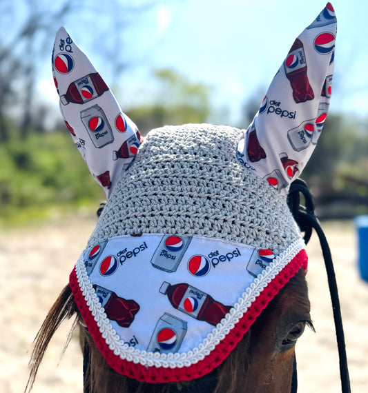 Diet Pepsi fly bonnet