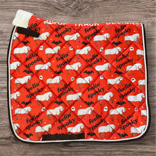Feeling spooky dressage pad