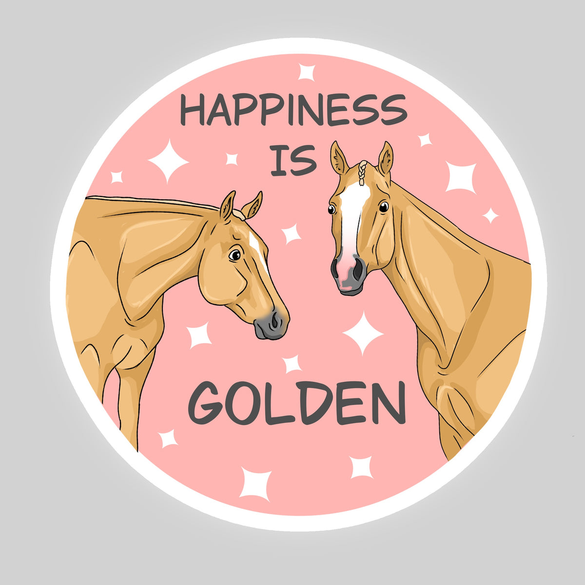 Happiness is golden STICKER sheet