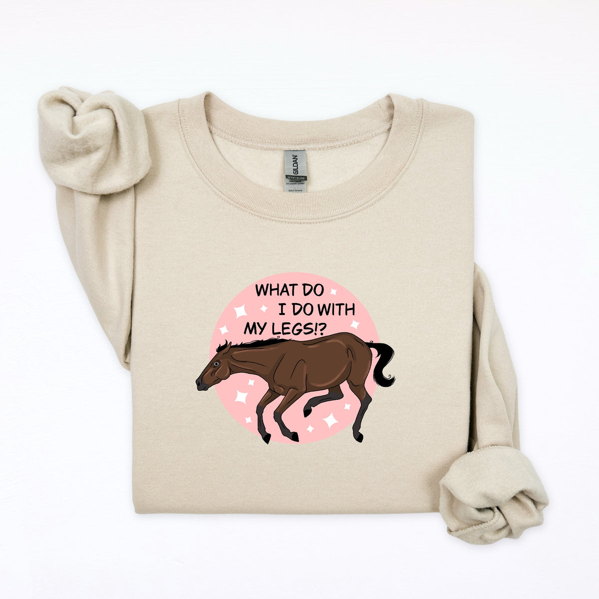 PREORDER what do I do with my legs crewneck sweatshirt