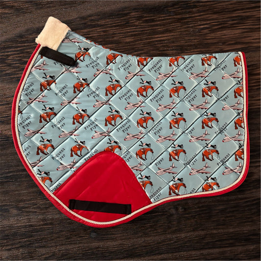 Frequent flyer jump cut saddle pad