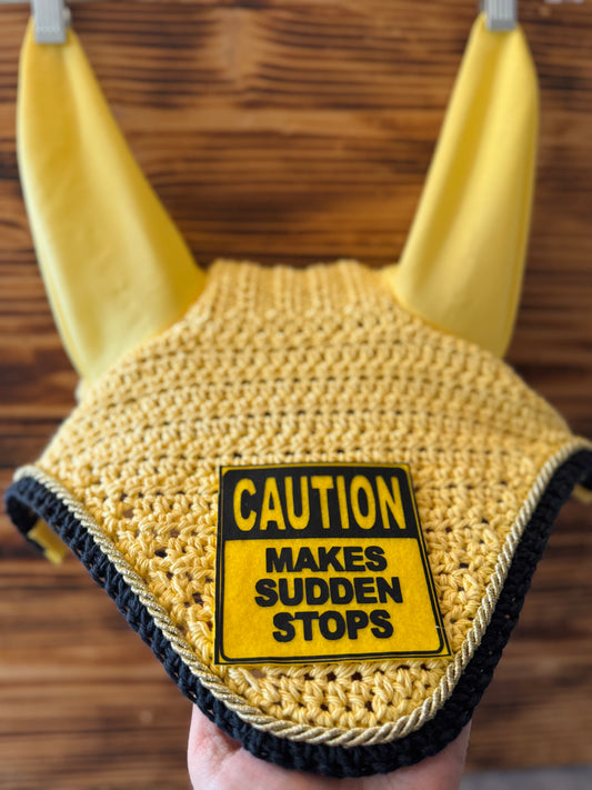 Makes sudden stops fly bonnet