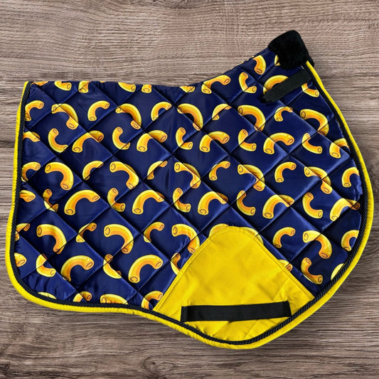 Macaroni jump cut saddle pad