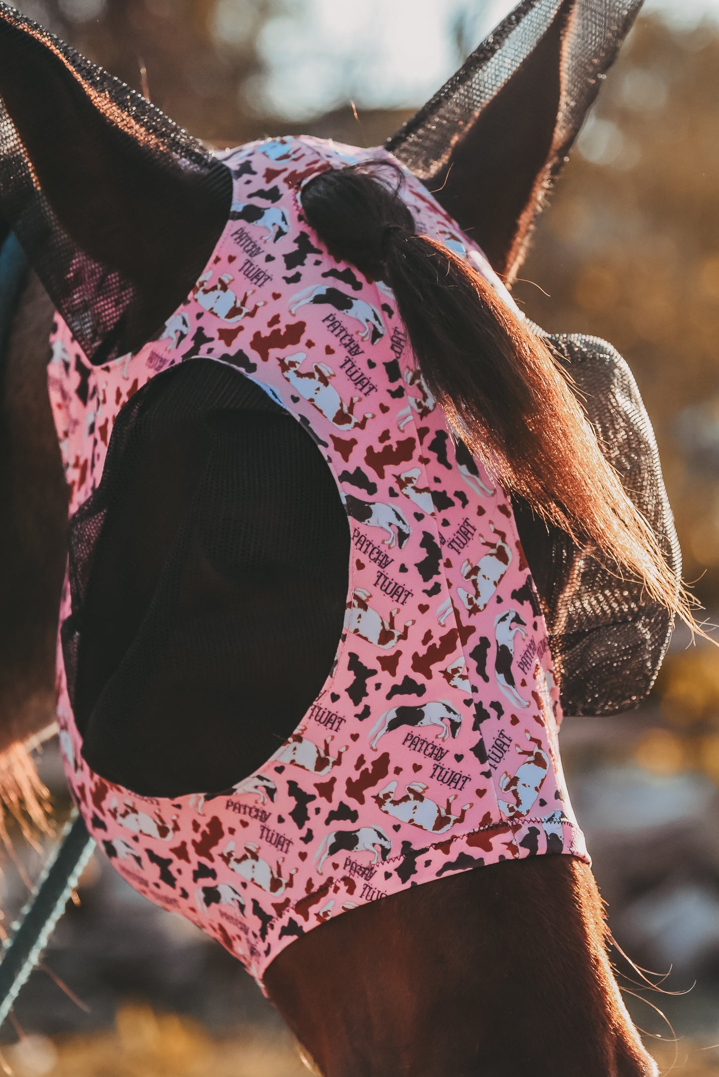 Patchy twat fly mask