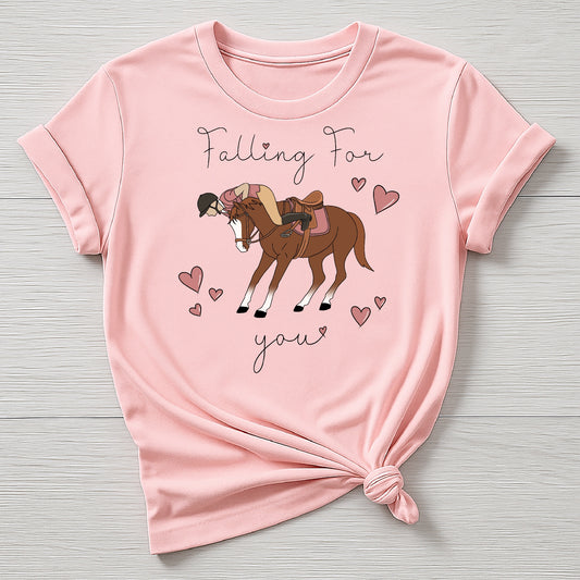 Falling for you chestnut tee