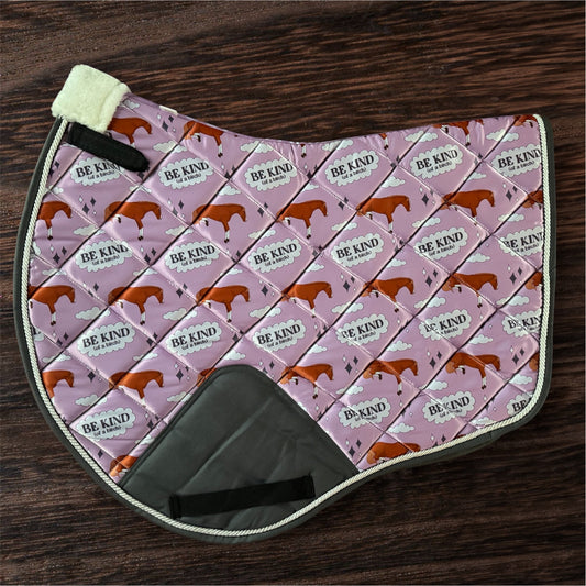 (Be kind) of a b**** jump cut saddle pad