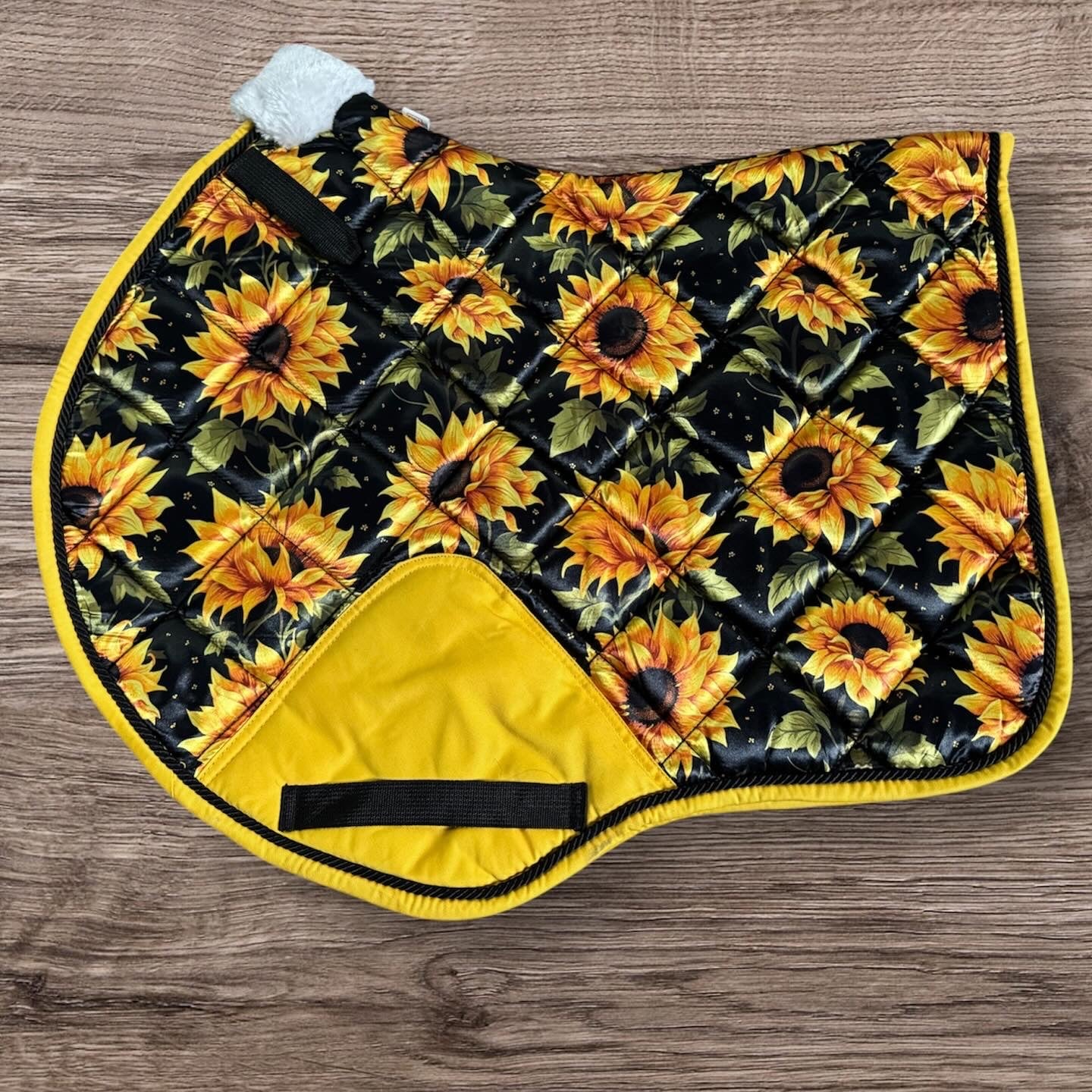 Sunflower saddle pad