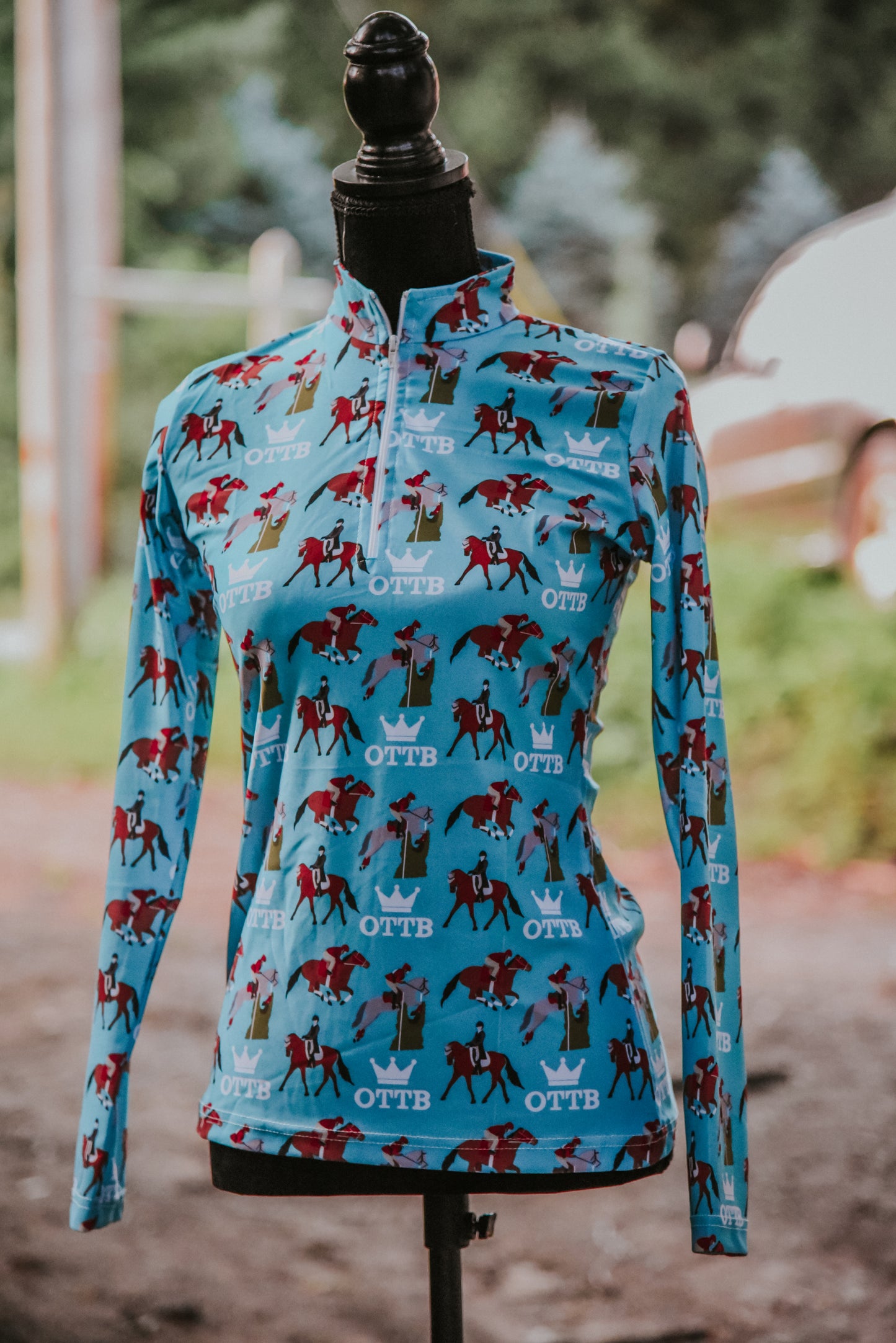 OTTB long sleeve quarter zip