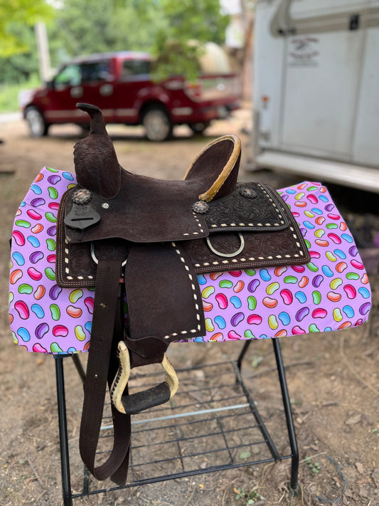Jelly bean western saddle pad COVER