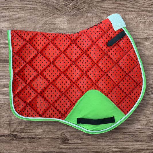 Watermelon saddle pad