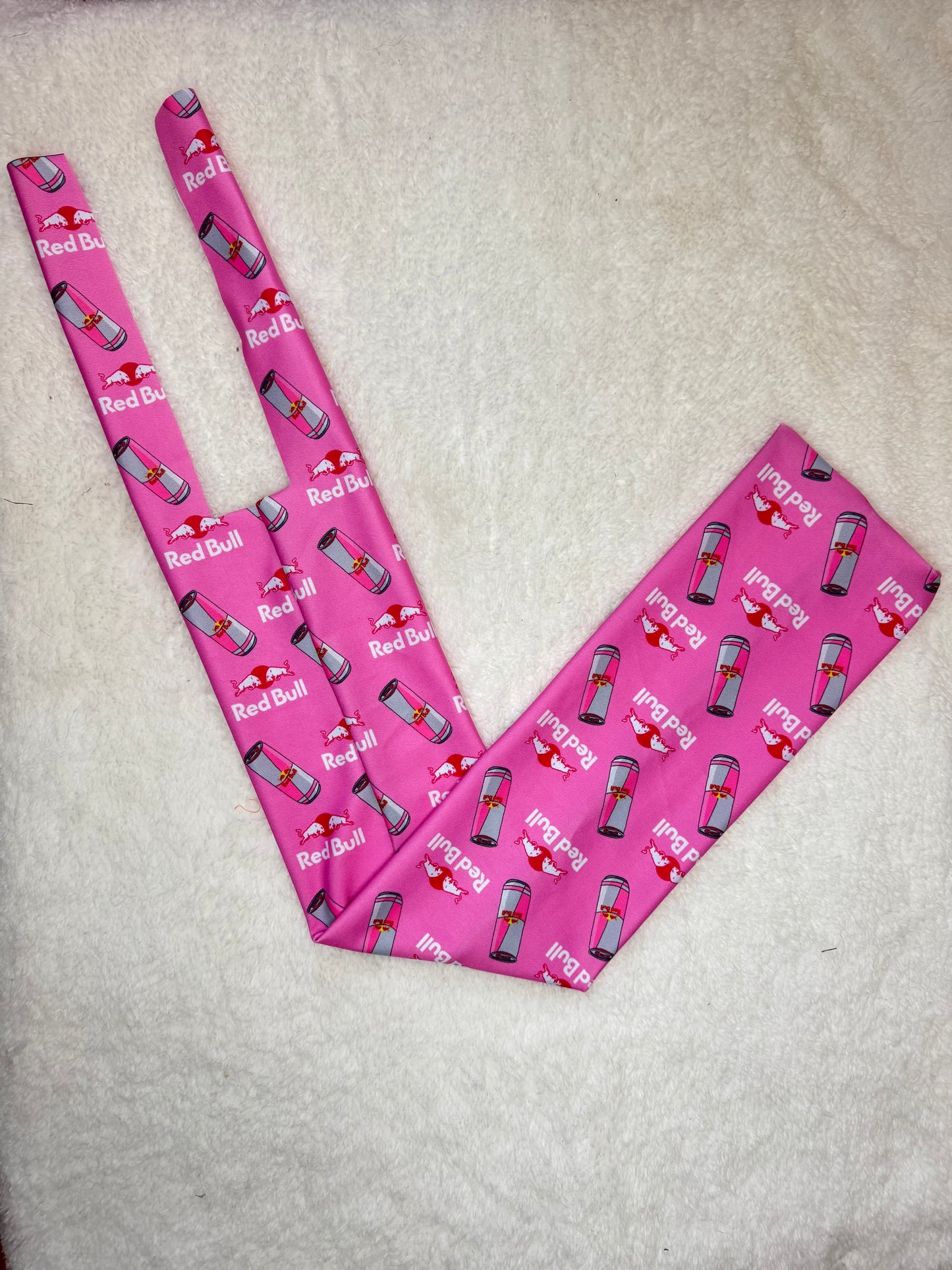 Pink redbull tail bag