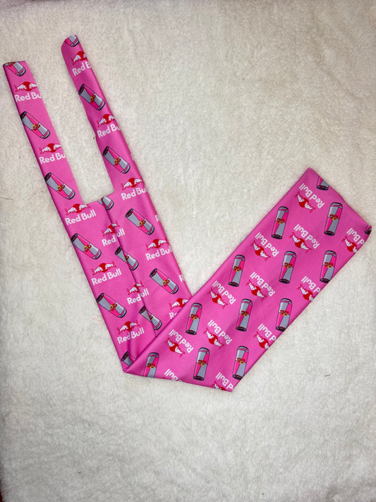 Pink redbull tail bag
