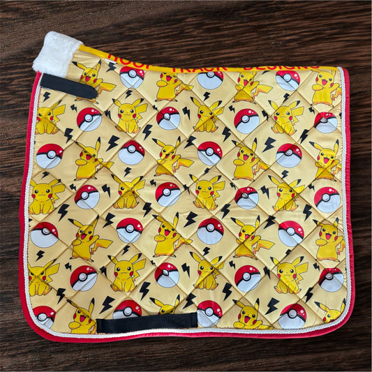 Video game dressage saddle pad