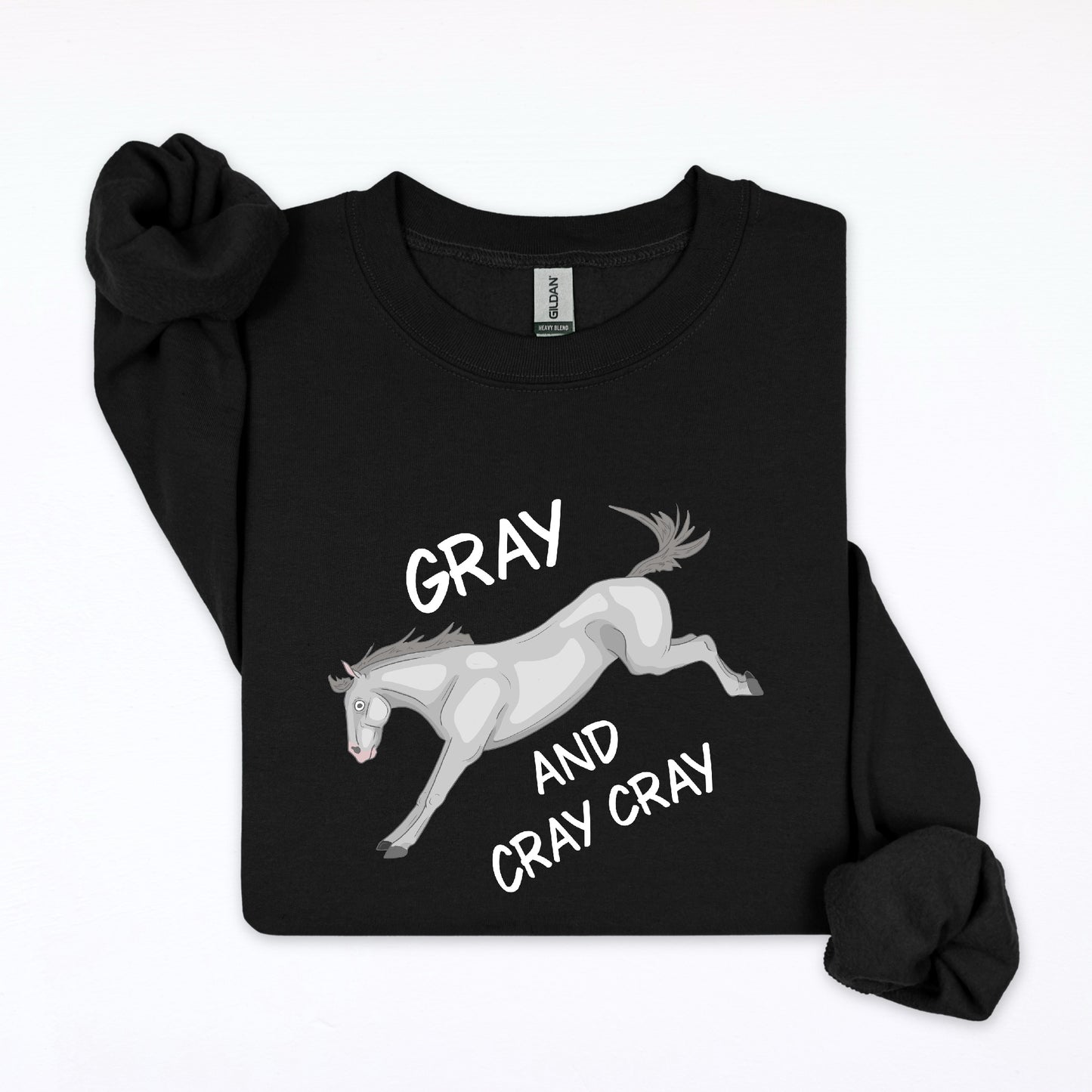 PREORDER gray and cray cray crewneck sweatshirt