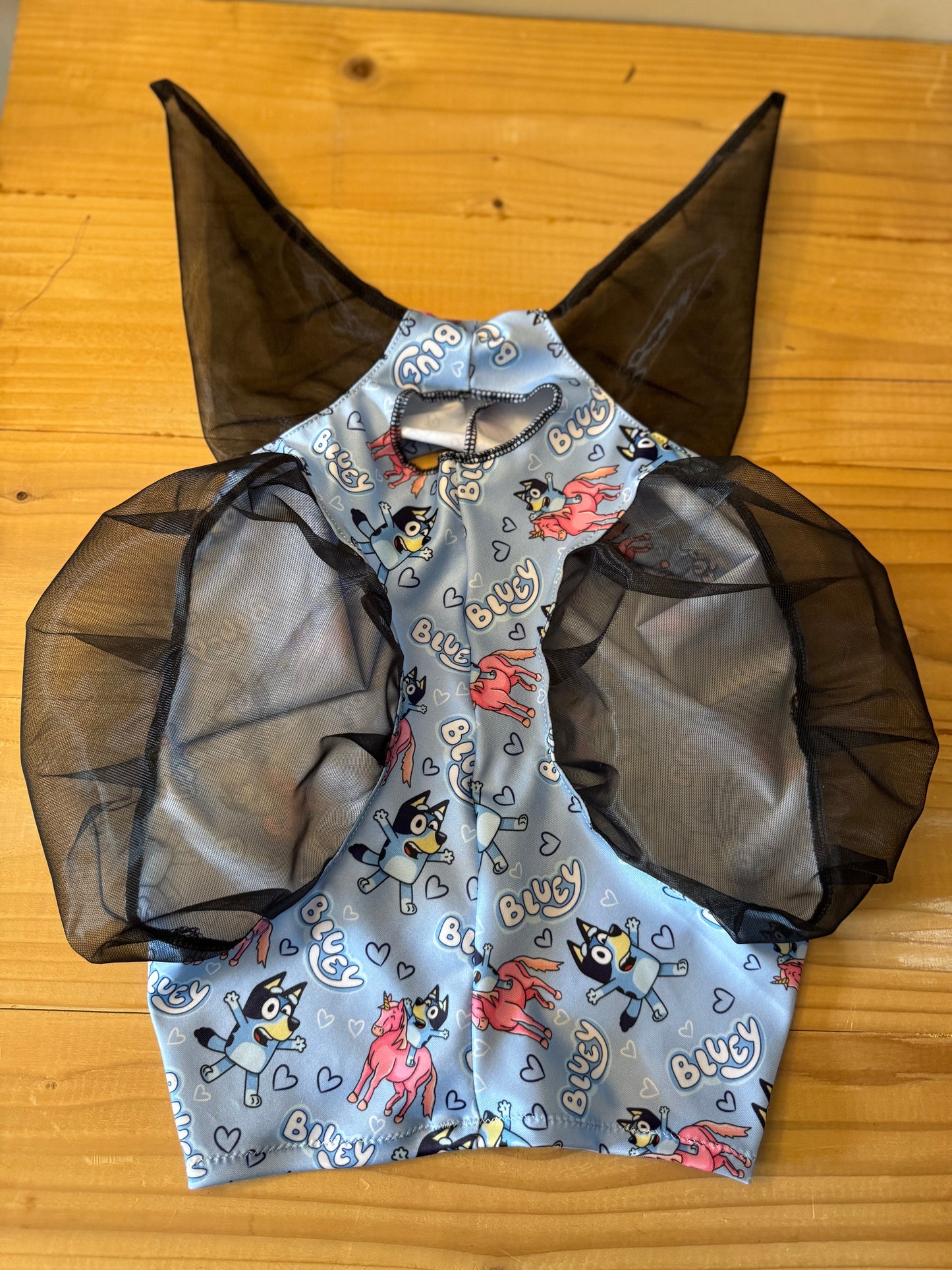 Bluey Lycra fly mask