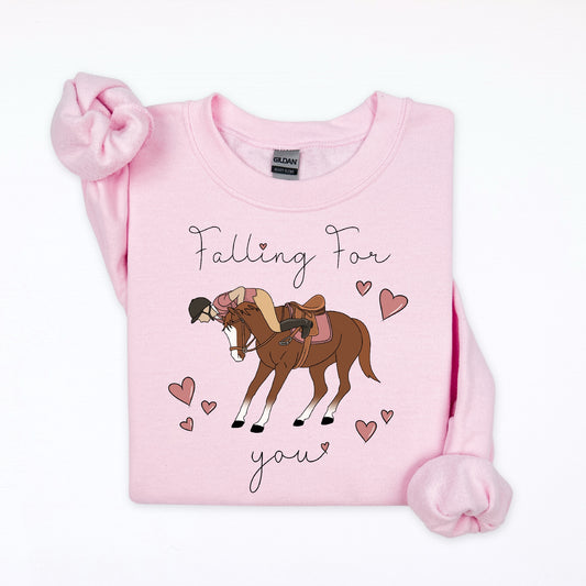 PREORDER “falling for you” crewneck