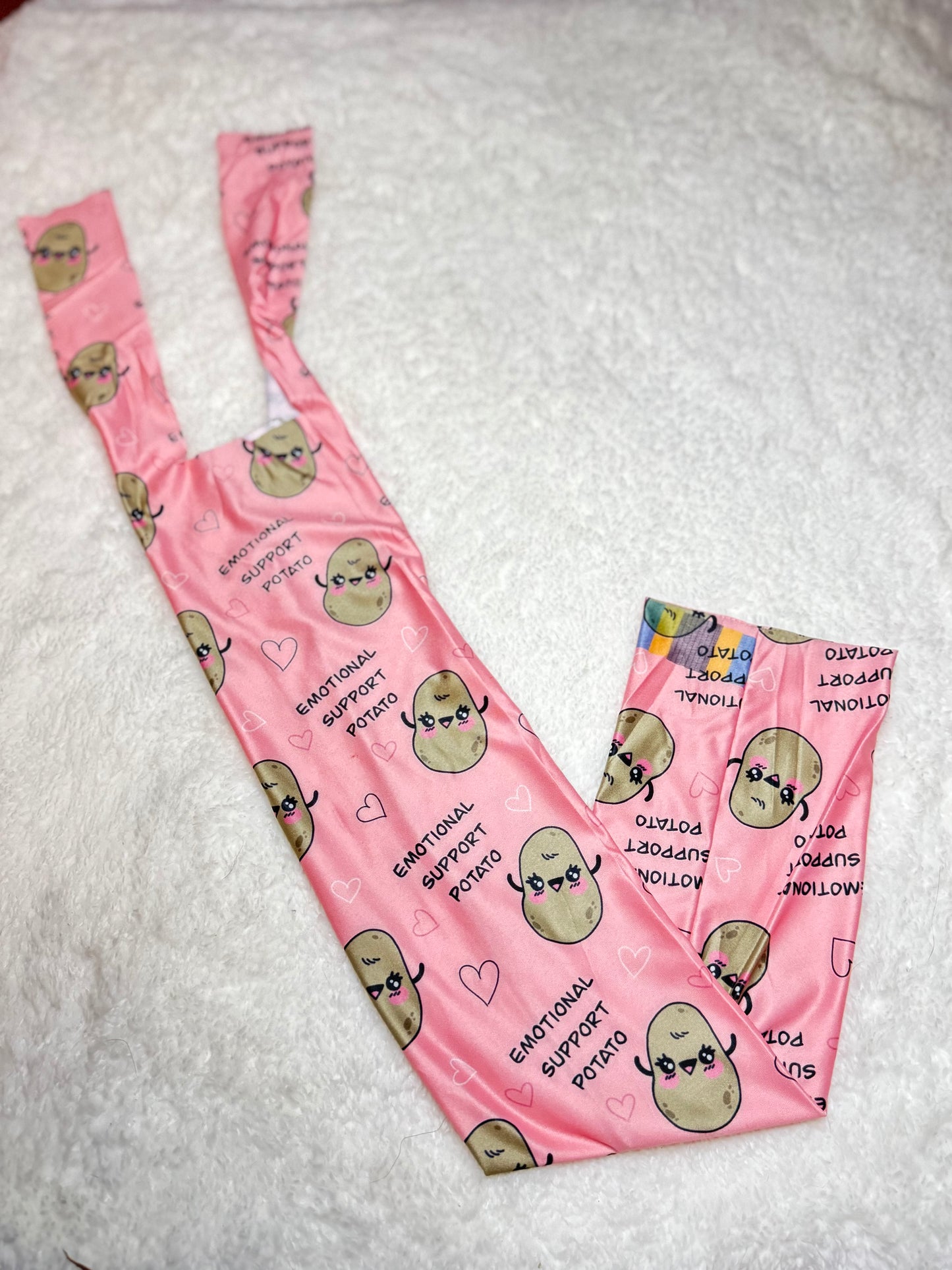 Emotional support potato tail bag