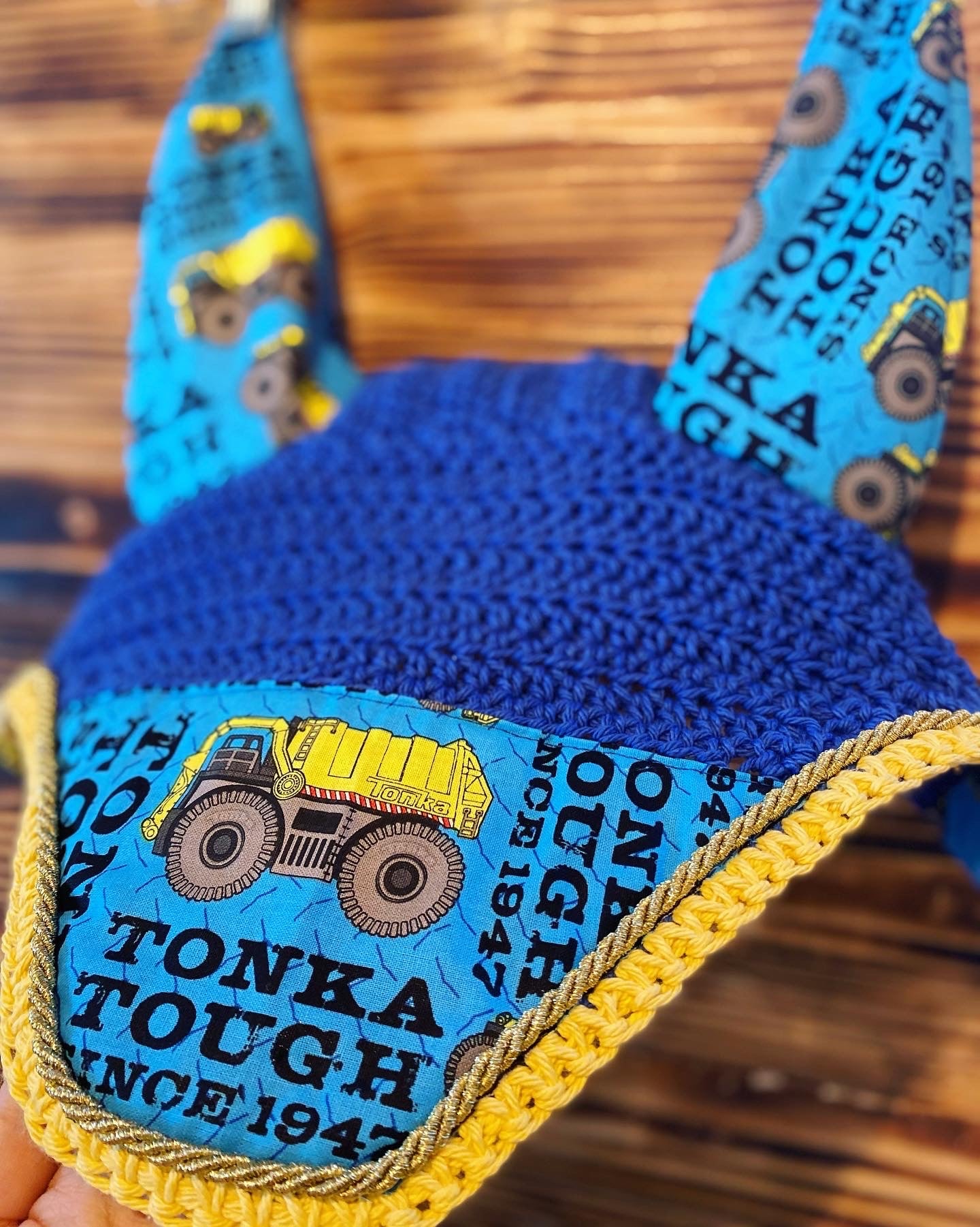 Tonka truck fly bonnet