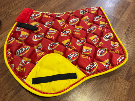 Fritos jump cut saddle pad