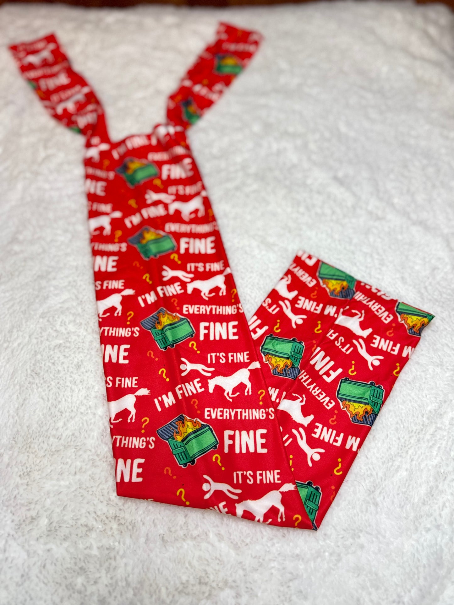 Dumpster fire tail bag