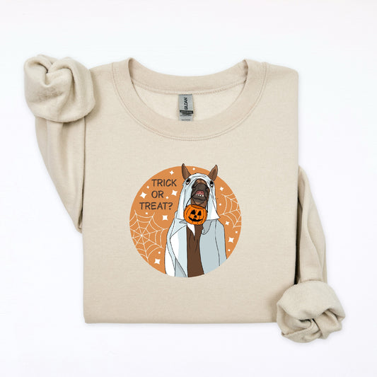 PREORDER trick or treat crewneck sweatshirt