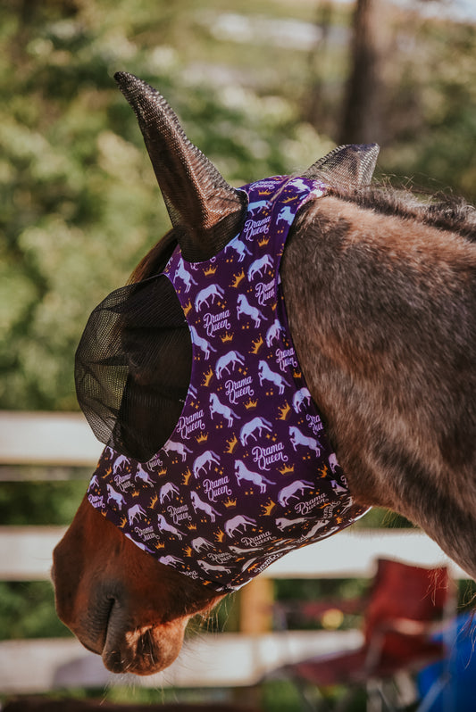 Drama queen fly mask