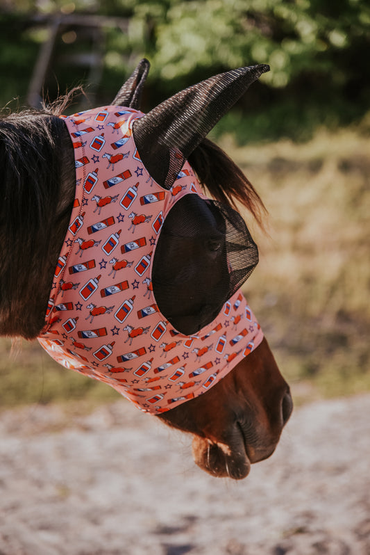Glue stick fly mask