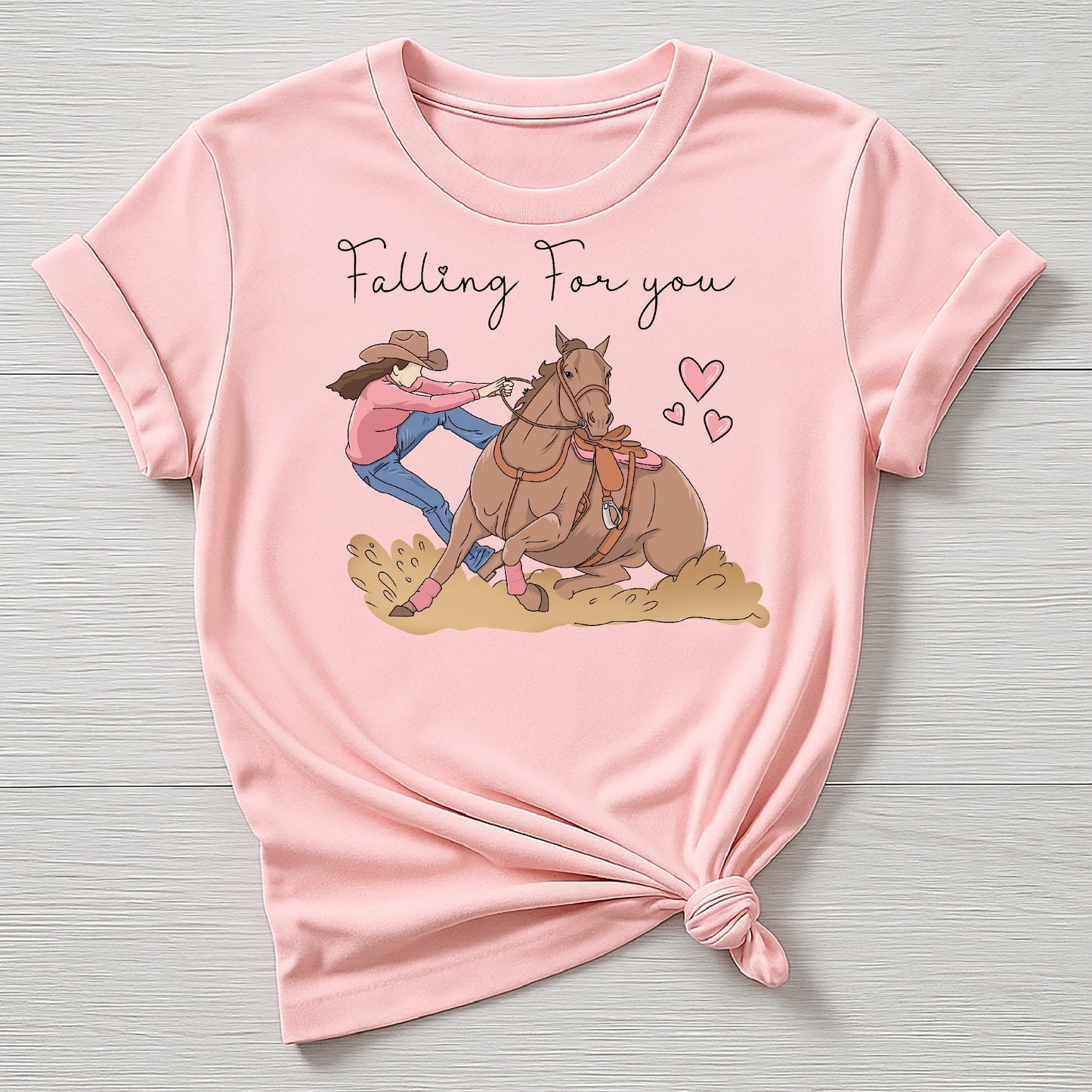 PREORDER western “falling for you” Tee