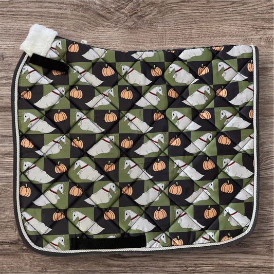 Zero gray dressage pad
