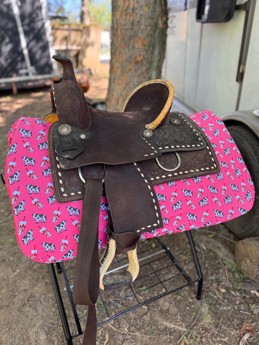 Chick Fla western saddle pad COVER