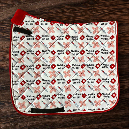 Walking vet bill dressage pad