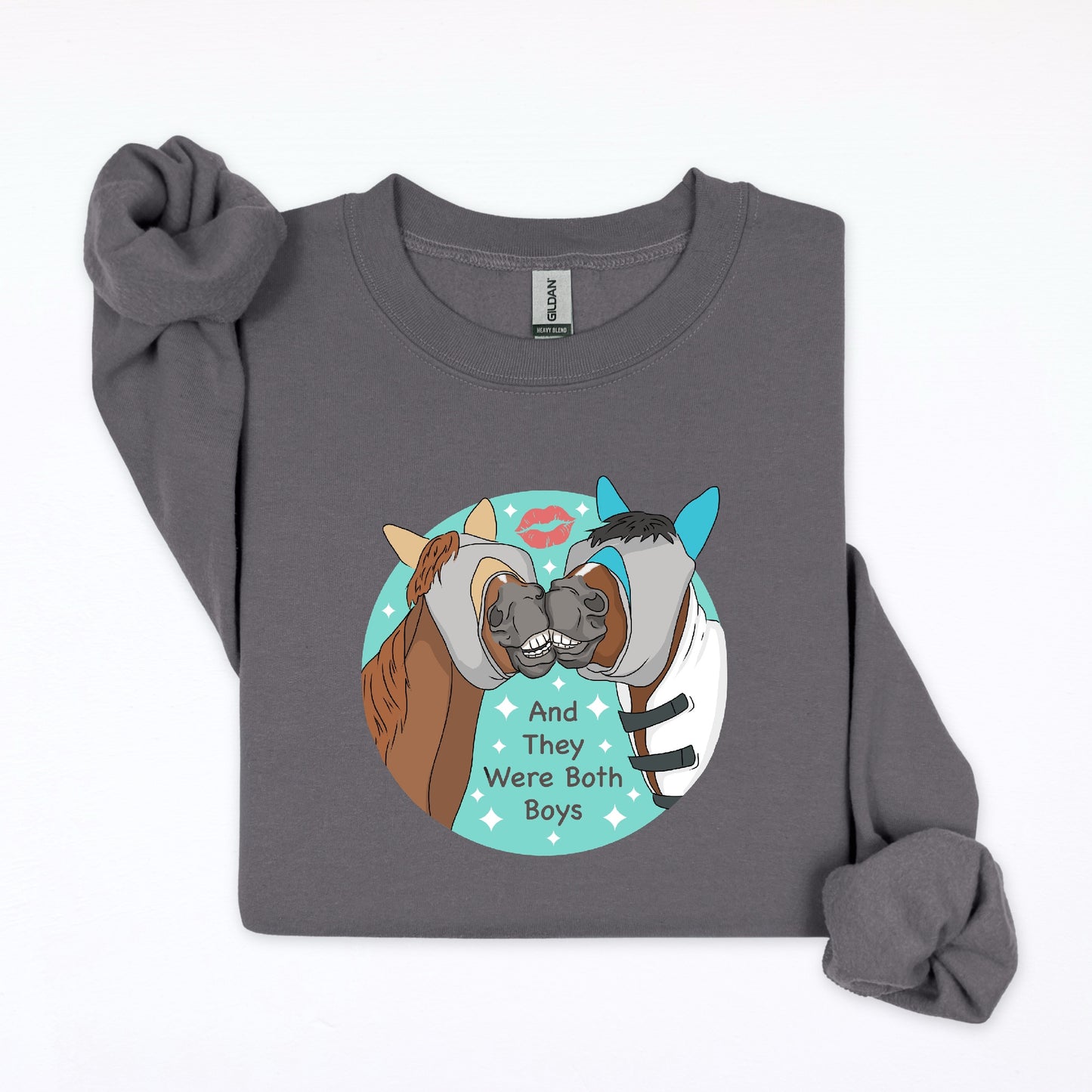 PREORDER And they were both boys crewneck sweatshirt