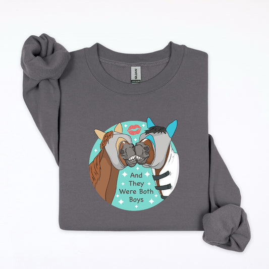 PREORDER And they were both boys crewneck sweatshirt