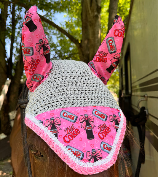 Diet Coke fly bonnet