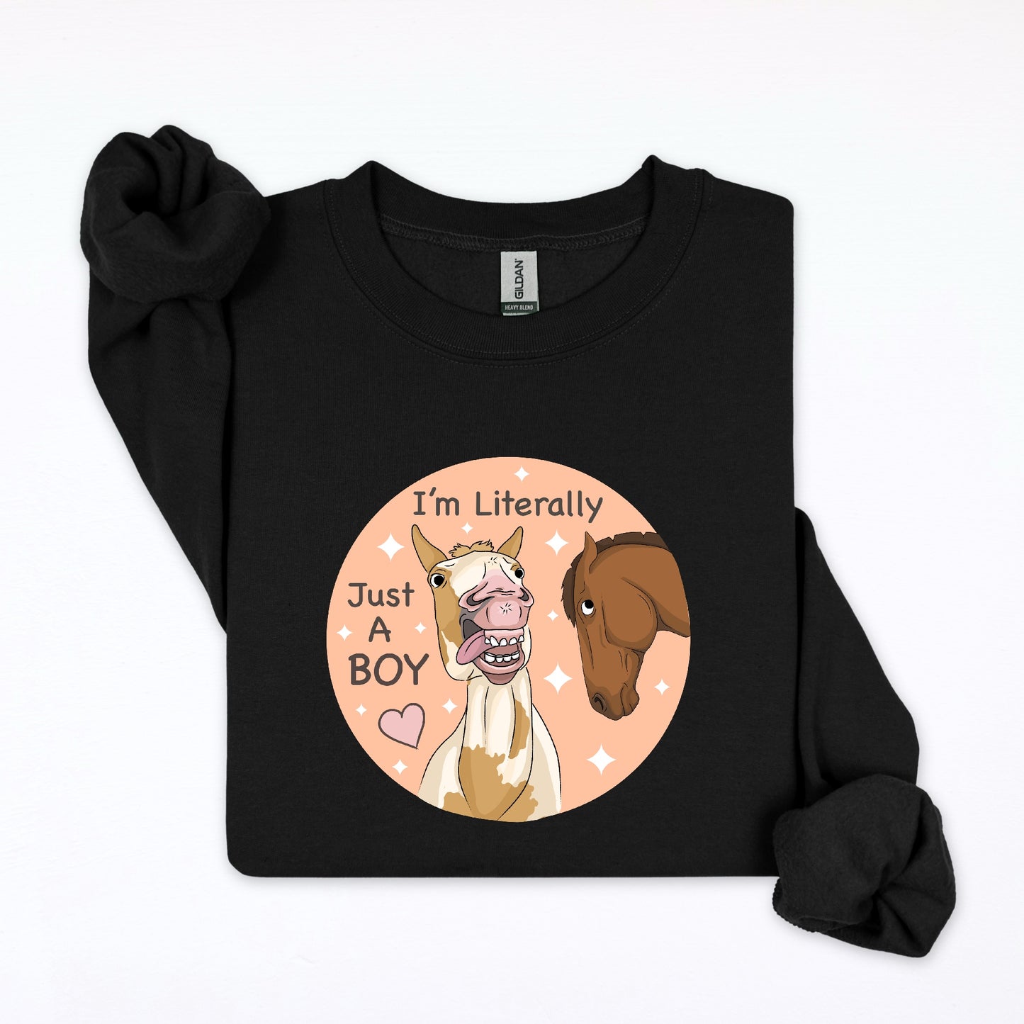 PREORDER just a boy crewneck sweatshirt