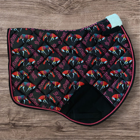 Nightmare jump cut saddle pad