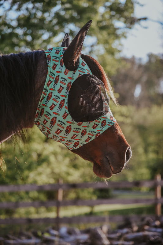 No thoughts just snacks fly mask