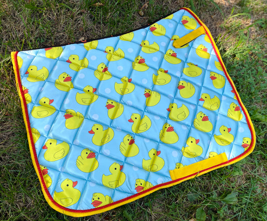 Rubber ducky dressage pad