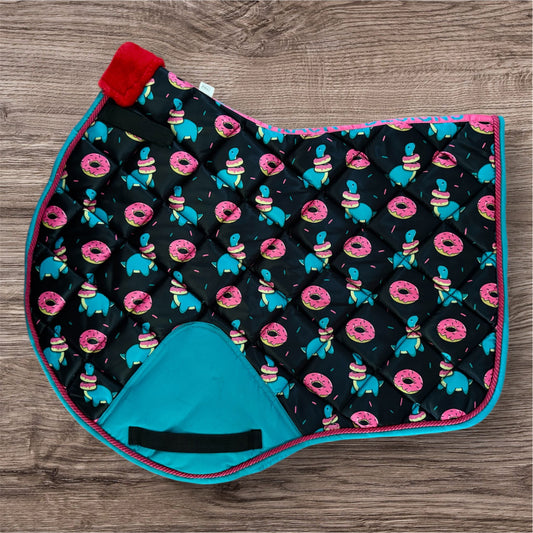 Dino donut saddle pad