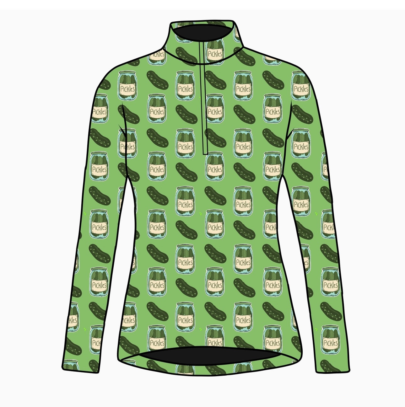 PREORDER Pickle long sleeve quarter zip