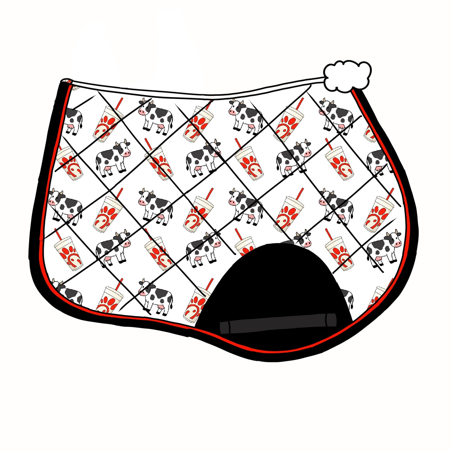PREORDER chick-fla saddle pad