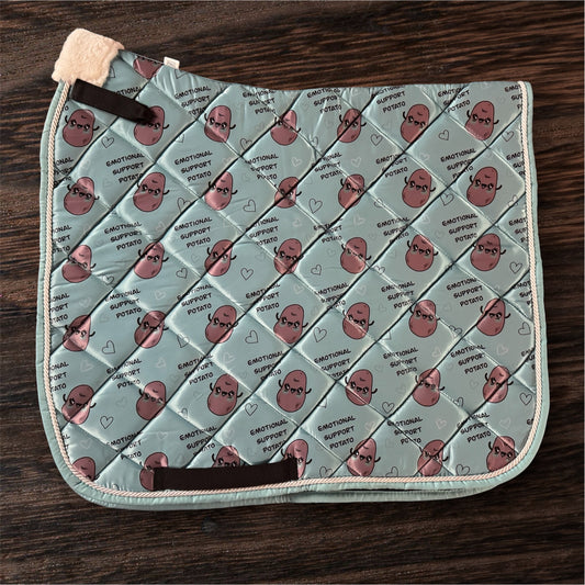 Potato dressage saddle pad