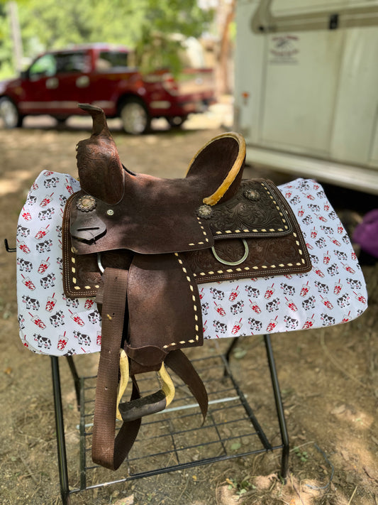 Chick Fla western saddle pad COVER