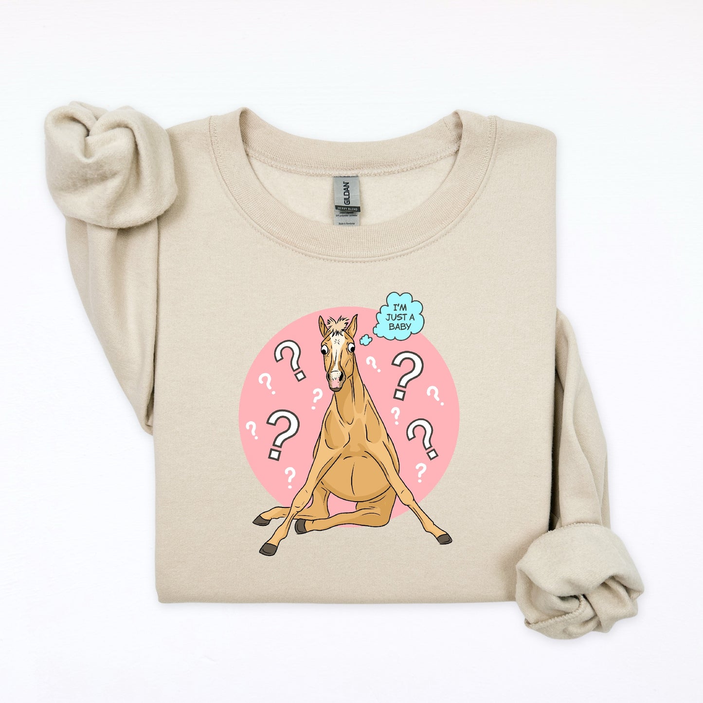 PREORDER just a baby crewneck sweatshirt