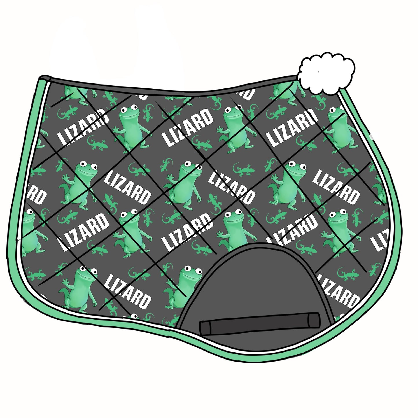 PREORDER Lizard saddle pad