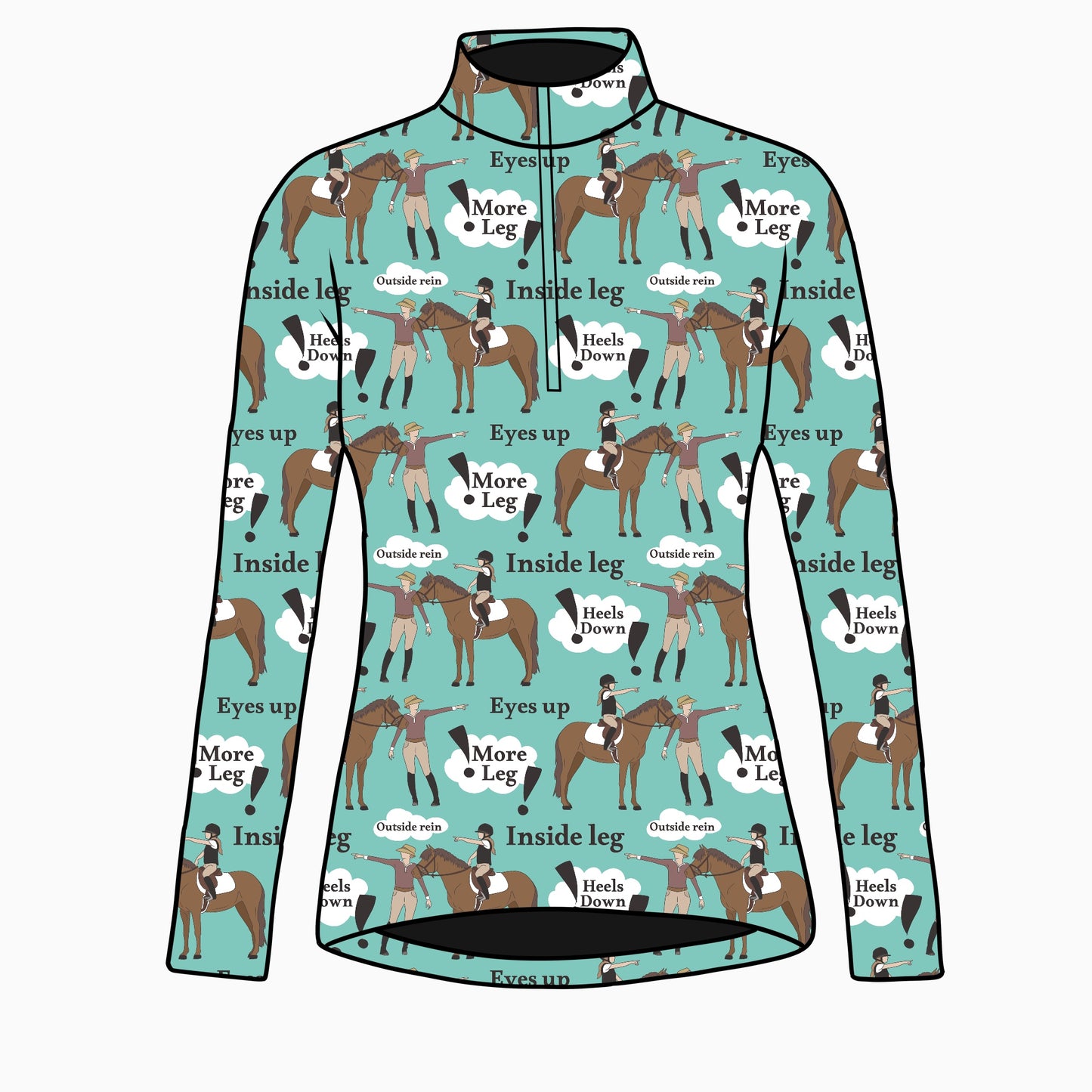 PREORDER trainer long sleeve quarter zip