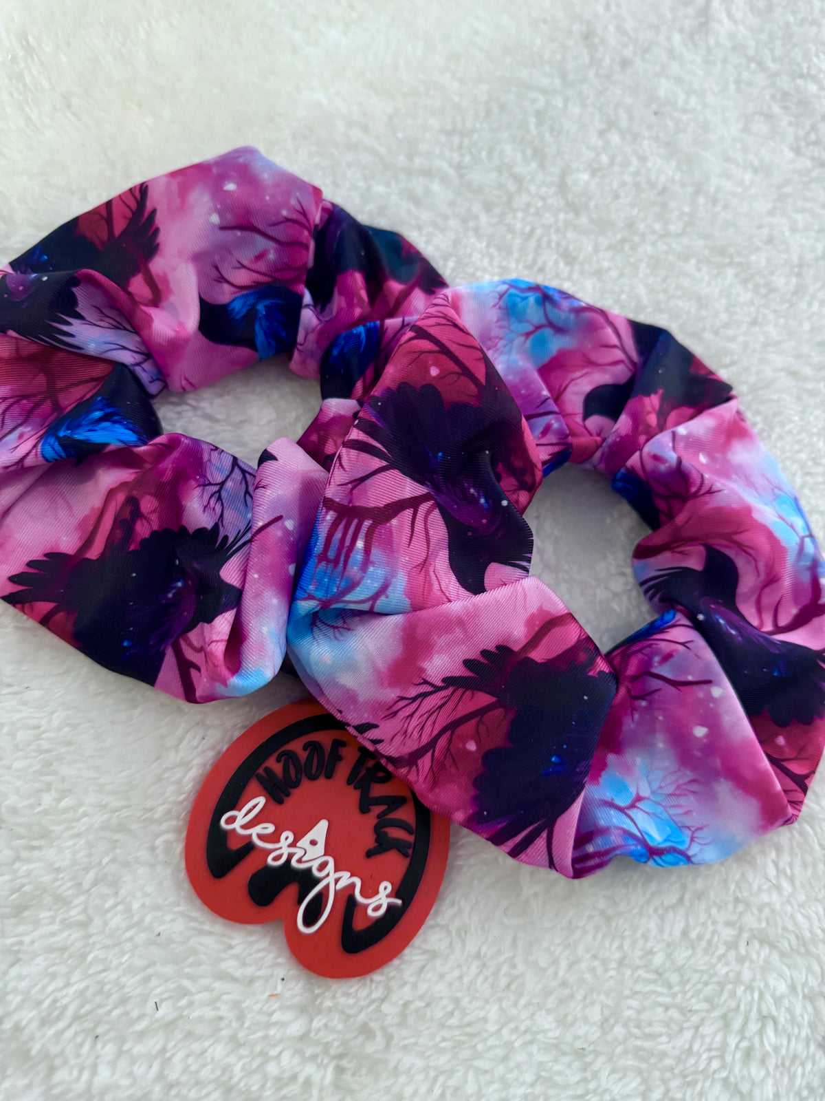 Crows hair scrunchie (1pack)
