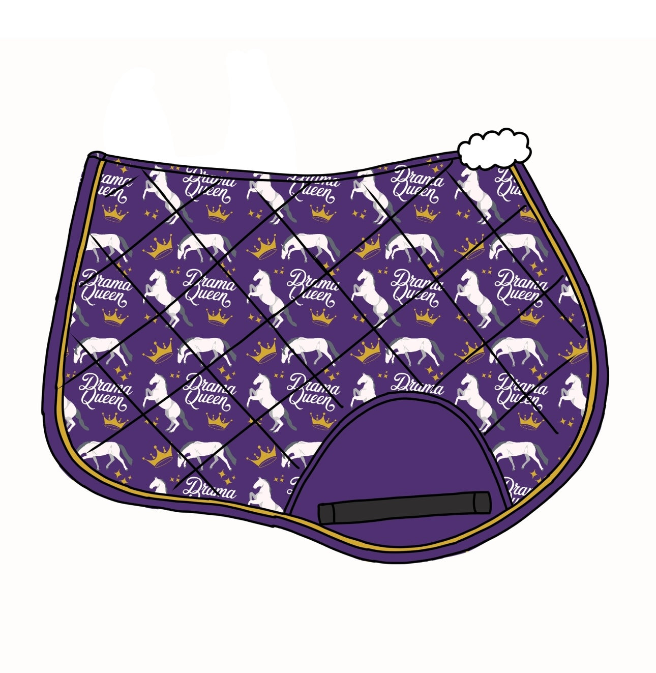 PREORDER Drama queen saddle pad