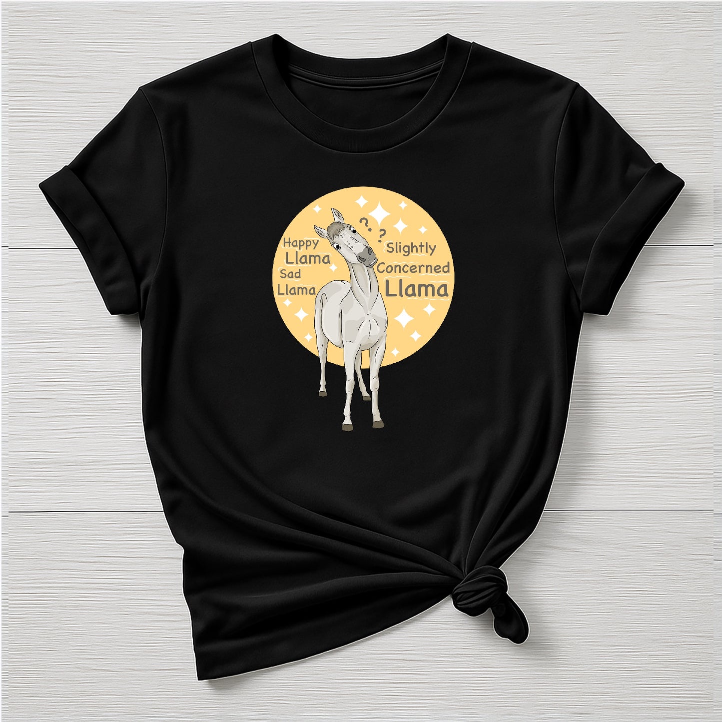 PREORDER concerned llama Tee