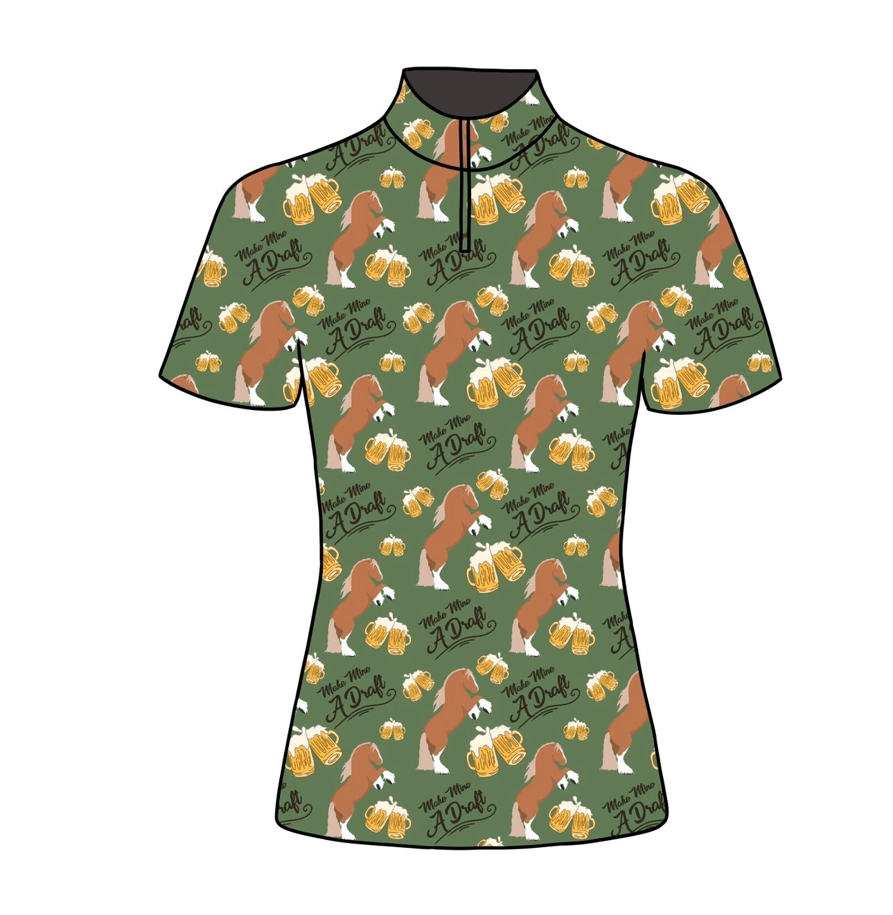 PREORDER Draft shirt sleeve quarter zip